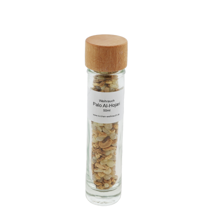 Palo Al-Hojari Mischung – Heiliges Holz, Palo Santo mit Weihrauch Oman Al-Hojari – 1. Qualität
